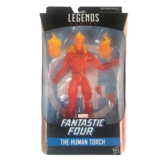 Marvel Legends Fantastic Four The Human Torch Action Figure Sealed - Picture 1 of 4